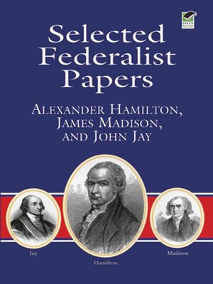 cover image of Selected Federalist Papers